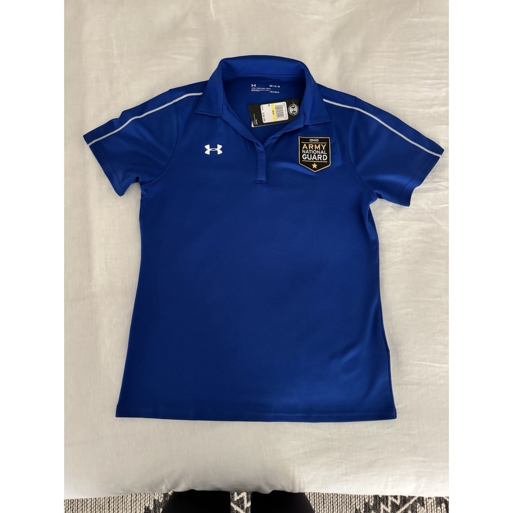 Under Armour Ohio Army National Guard Women's Polo Medium NWT HeatGear
